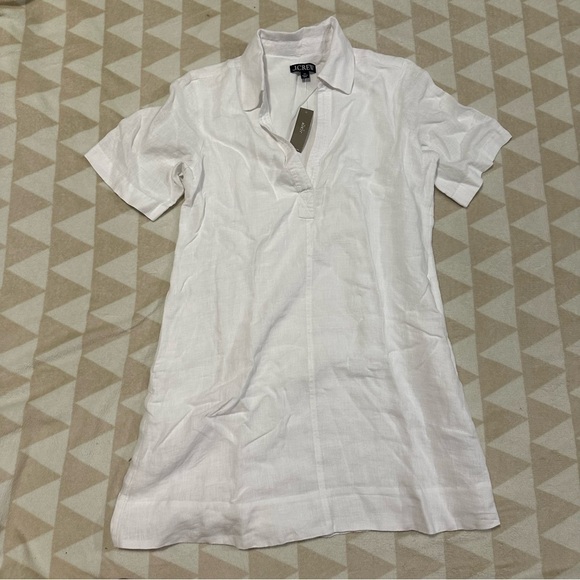 J crew Bungalow popover dress in linen - Picture 3 of 3